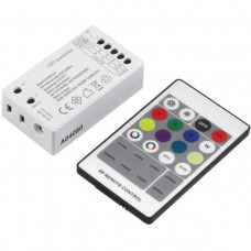 Μηχανισμός Dimmer με Controller για Ταινία LED RGB+W 16A 5-24V DC IP20 30-361224